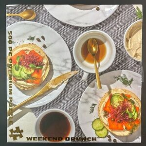 3/$20 🧩 Weekend Brunch 500 Piece Jigsaw Puzzle by Buffalo